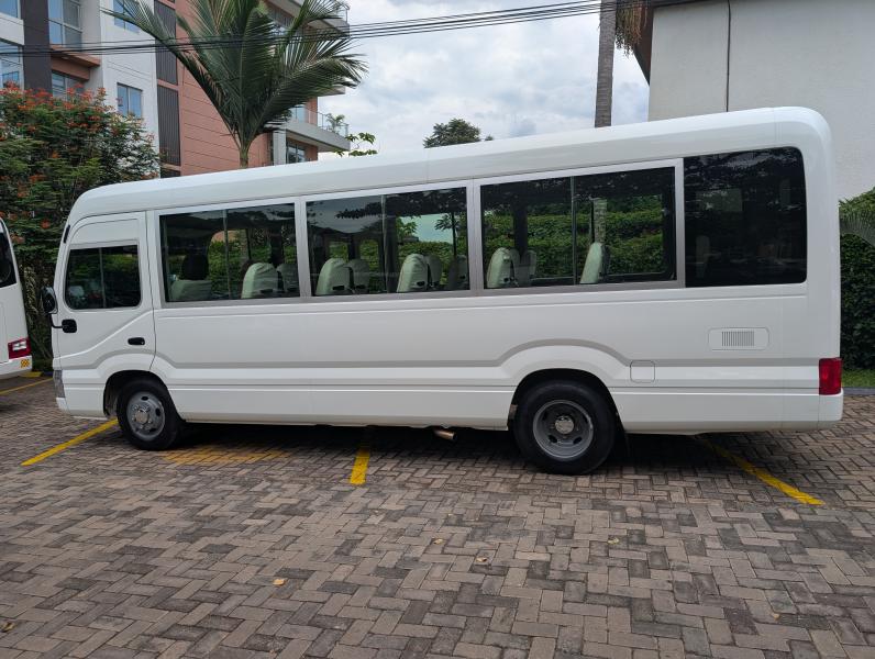 Toyota couster for hire in Kigali